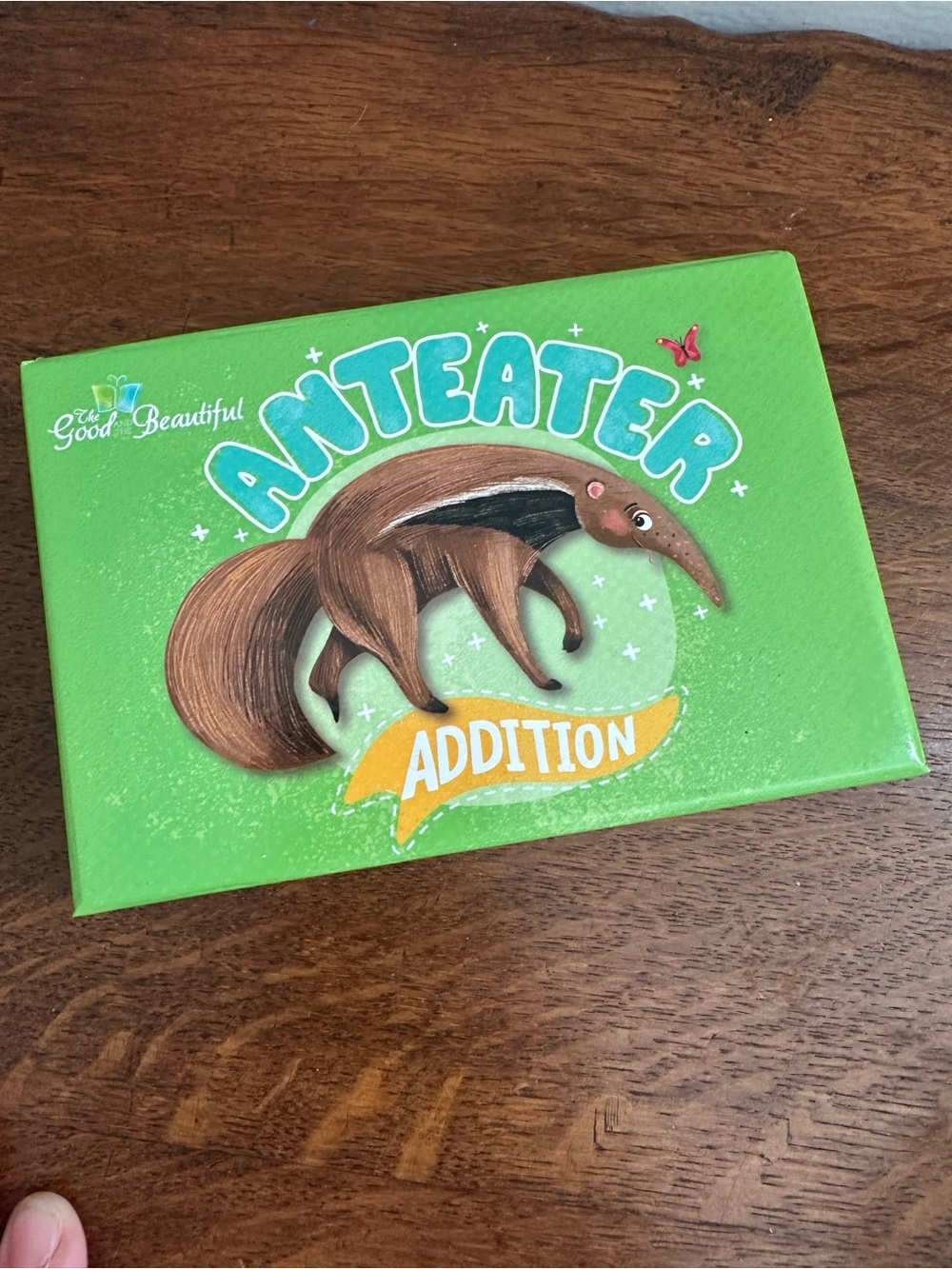 Anteater Addition Card Game - The Good Beautiful - Green